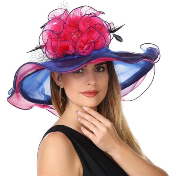Women\'s Organza Kentucky Derby Fascinator Hat main image 4